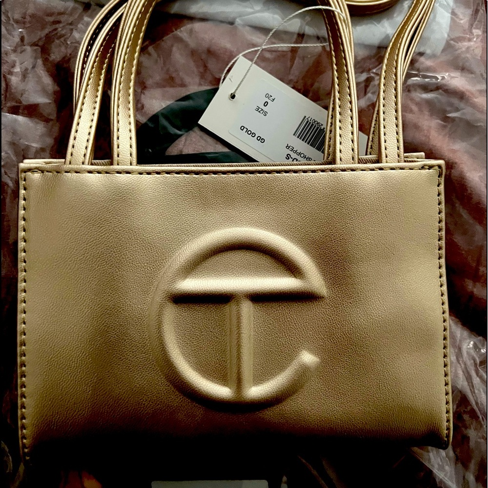 Hott🌟mini faux leather authentic telfar bag